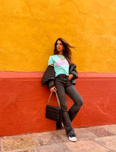 Cargar imagen en el visor de la galería, Camiseta Rockanrolera Bowie Verde Menta